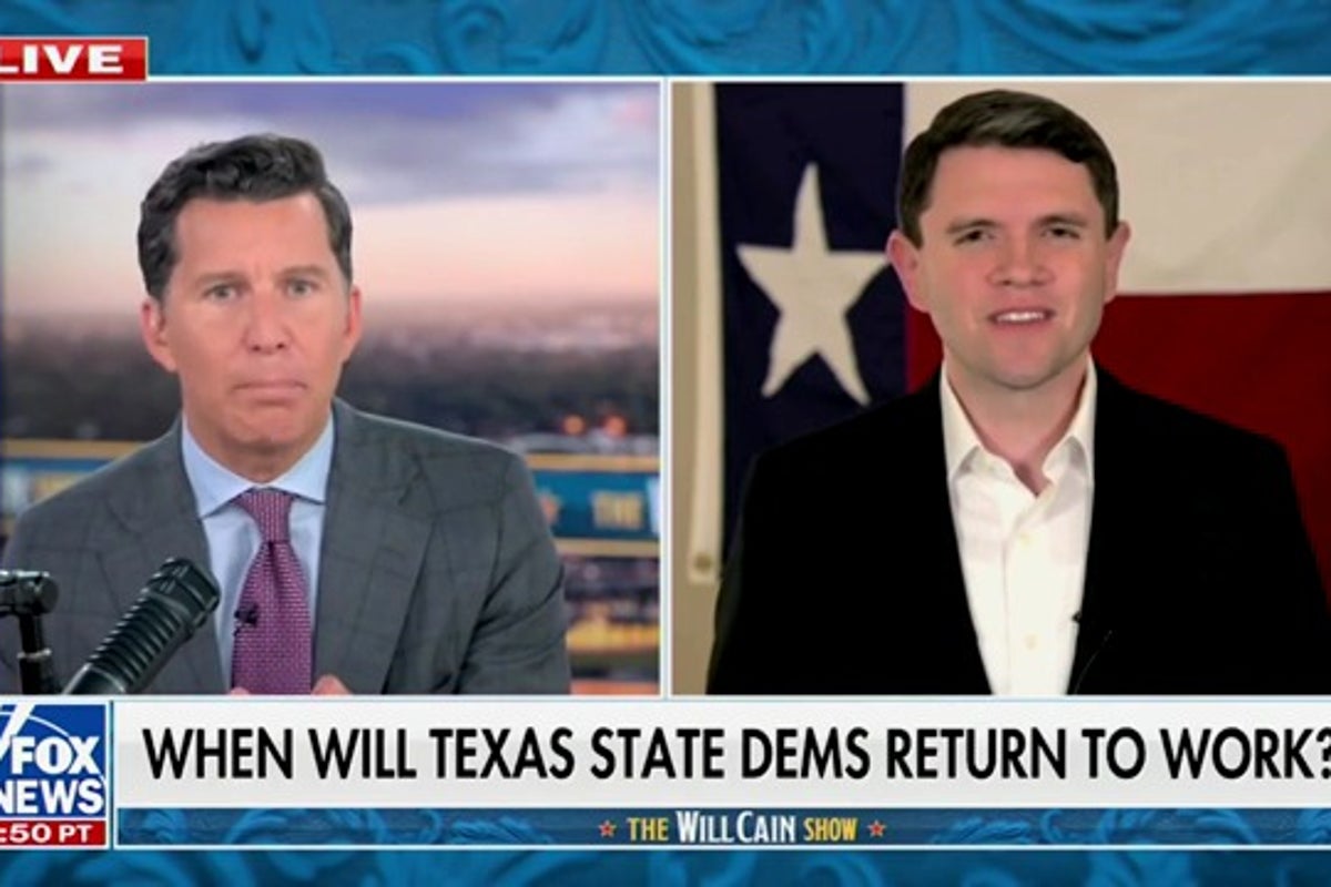 Fox News host rages at rising Democrat for accusing him of abruptly ending interview