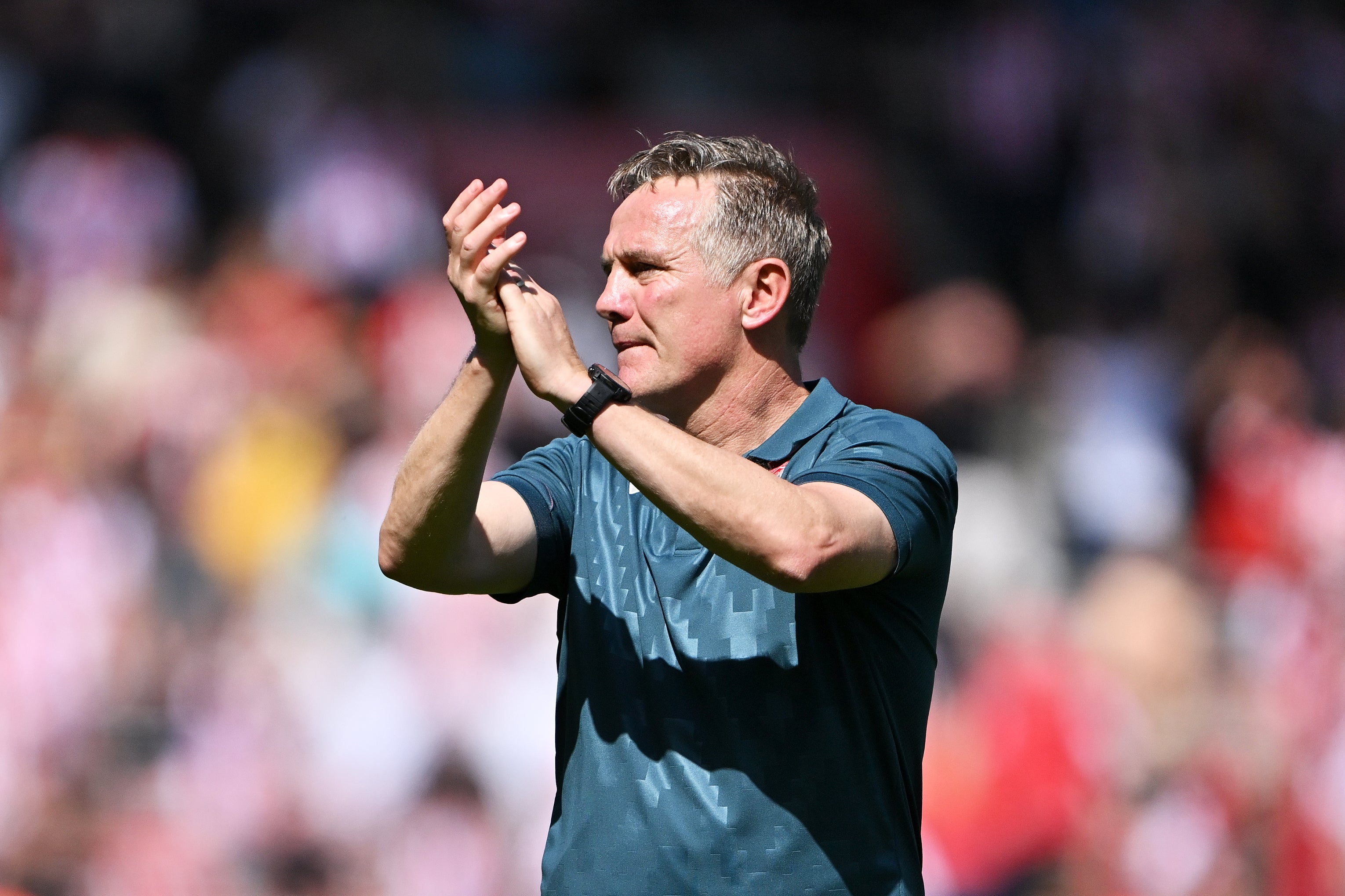 <p>Phil Parkinson will hope to lead Wrexham to their first points of the Championship campaign after heartbreak on the opening day</p>