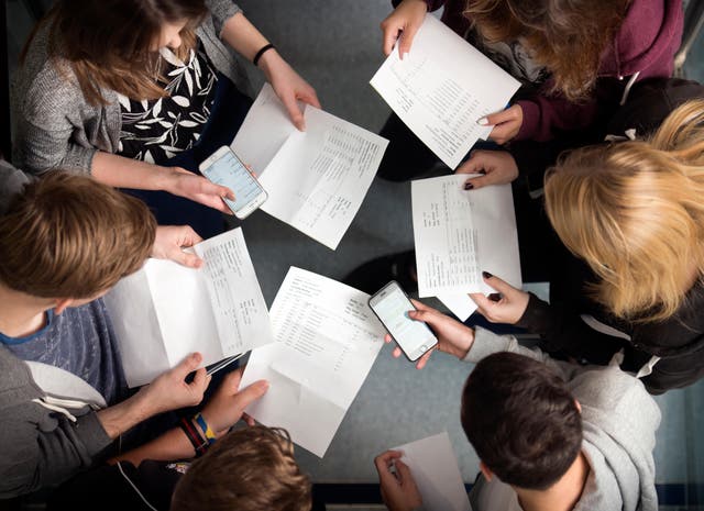 <p>Students will receive their results on Thursday</p>