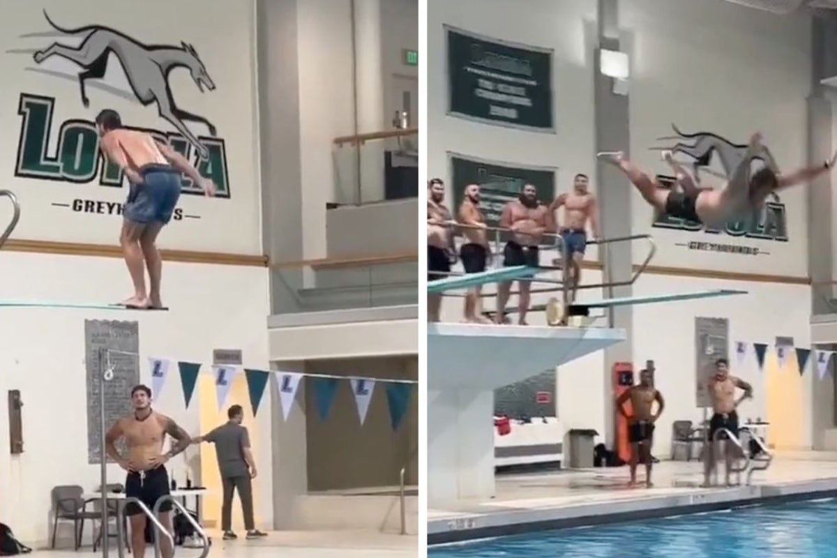 Olympic legend Michael Phelps takes on his hometown NFL team the Baltimore Ravens in diving content