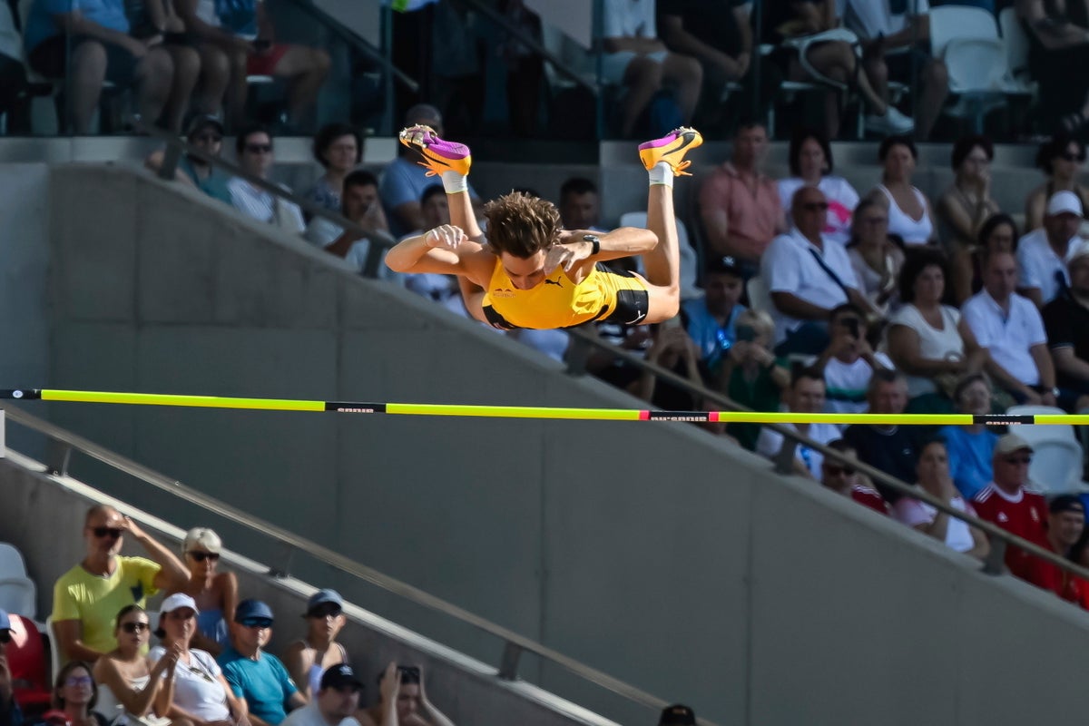 Mondo Duplantis soars to break pole vault world record for 13th time