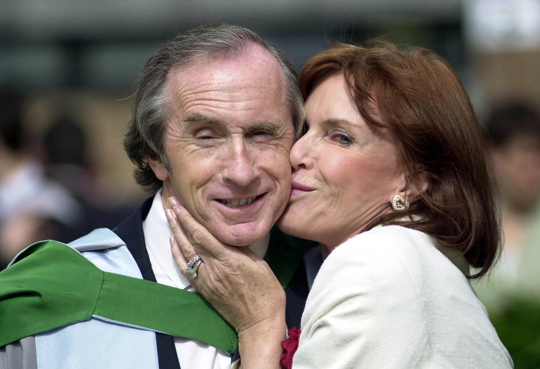 Stewart and his wife Helen in 2001