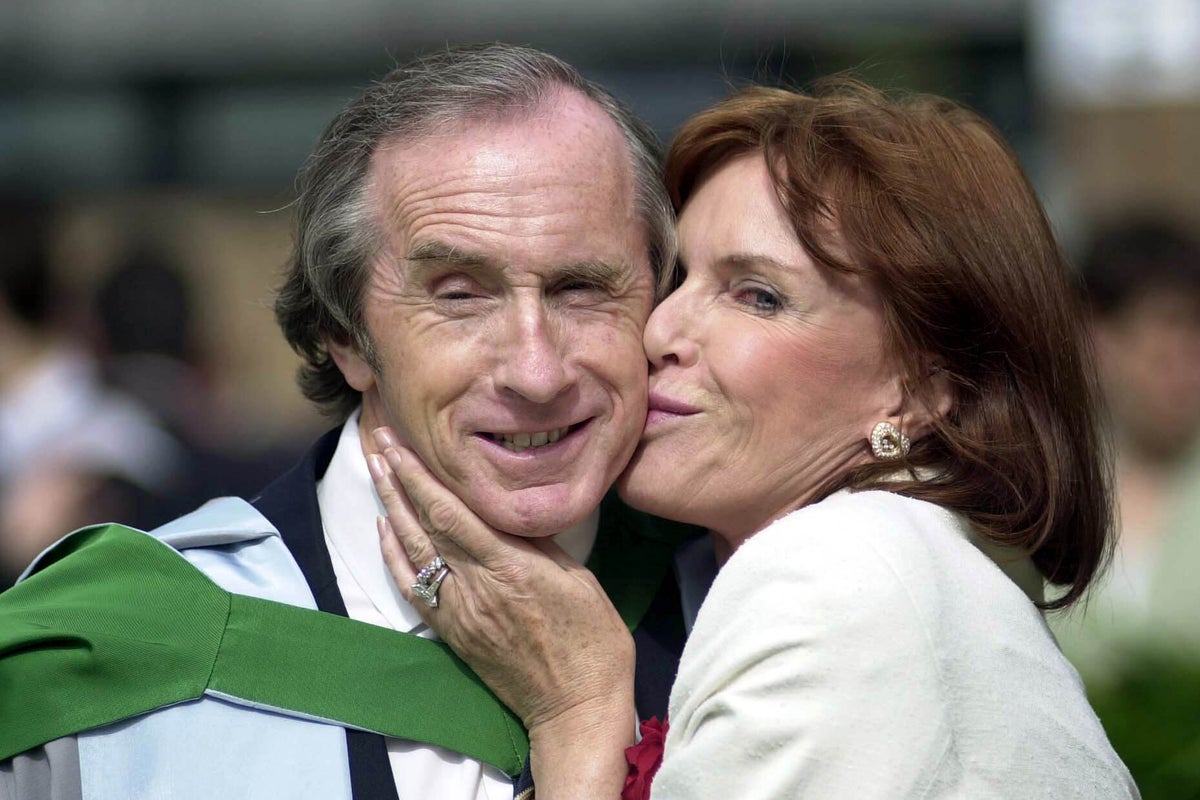 Jackie Stewart opens up about caring for wife with dementia