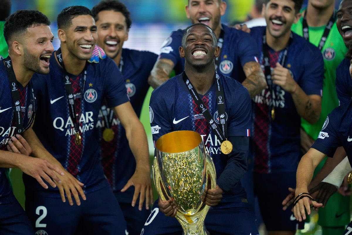 Paris Saint-Germain bests Tottenham in UEFA Super Cup showdown, in photos