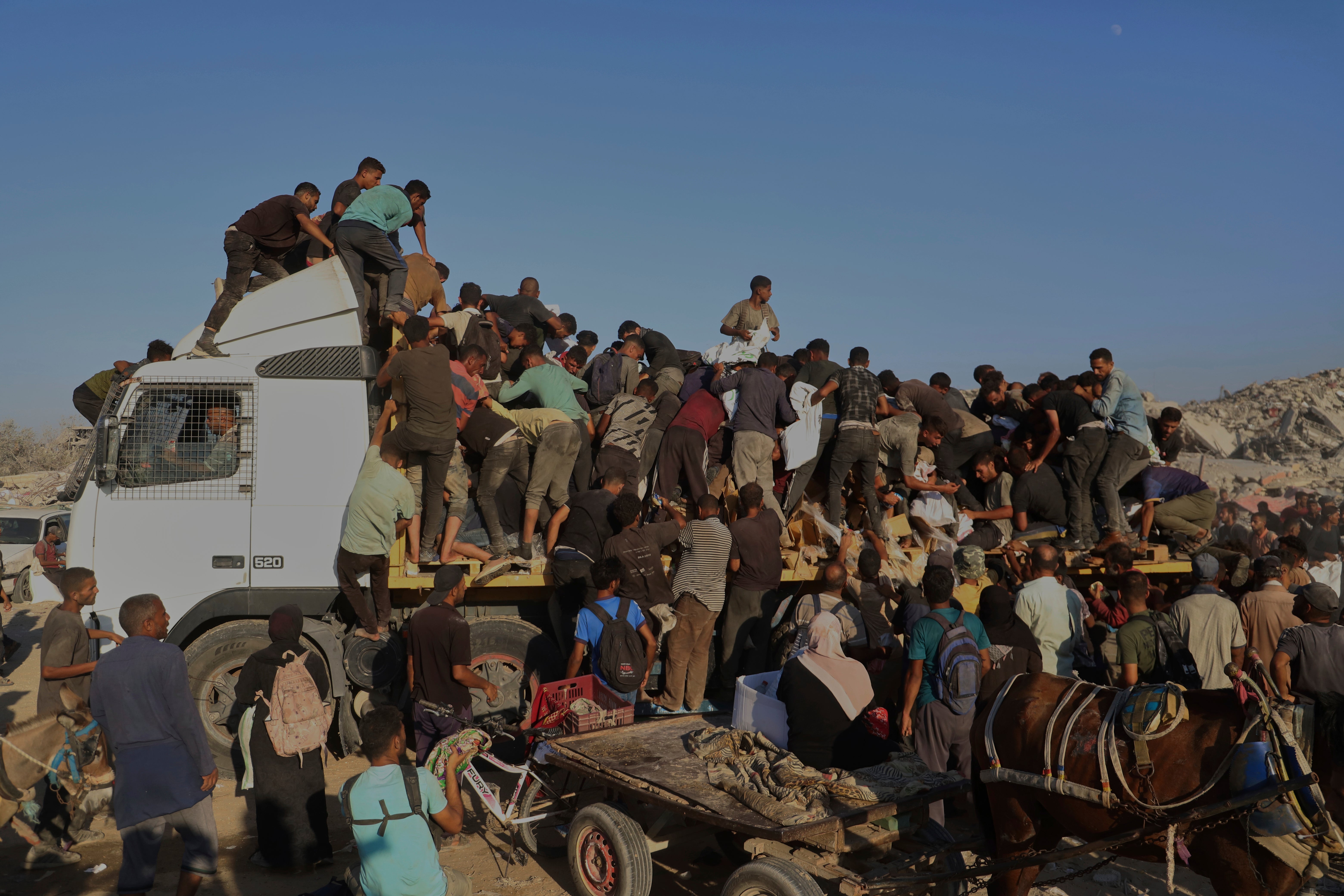 GAZA-CONDUCTORES DE CAMIONES