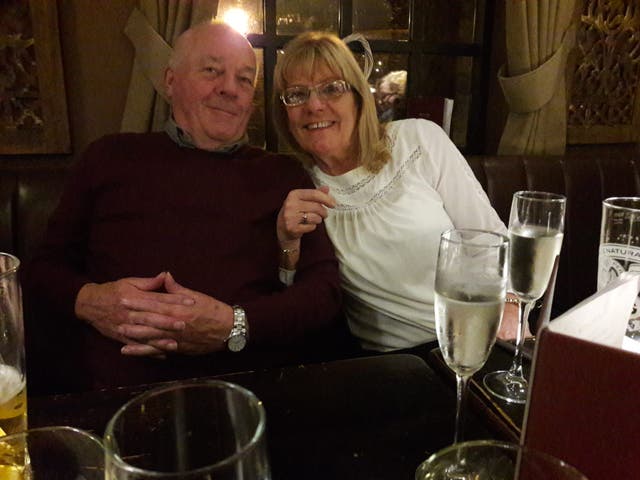 <p>Ann and Mike while enjoying an evening out</p>