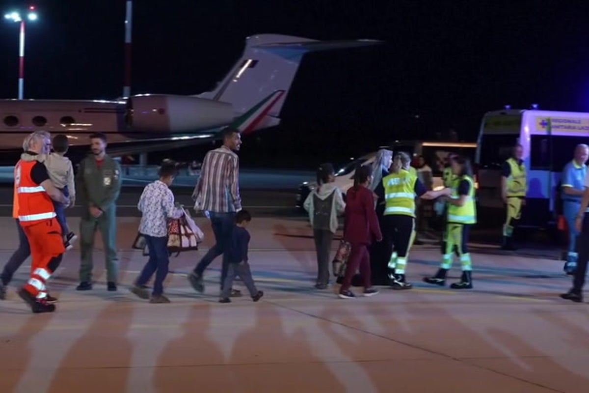 Palestinian children in urgent need of medical treatment land in Italy