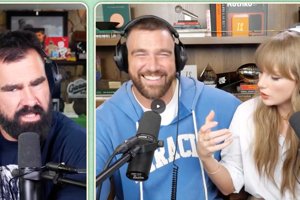 Taylor Swift pokes fun at Jason Kelce for panicking over Prince William meeting