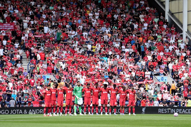 <p>Liverpool’s players will be mourning Diogo Jota in their own way</p>