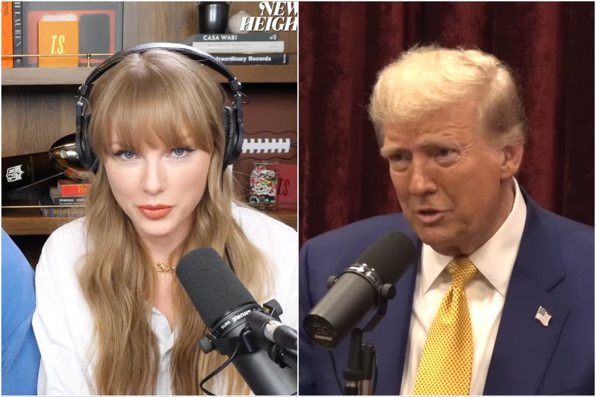 Taylor Swift’s New Heights podcast audience dwarfs Joe Rogan’s Trump interview