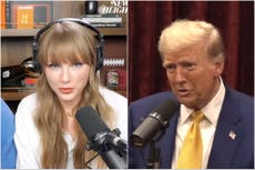 Taylor Swift’s New Heights podcast audience dwarfs Joe Rogan’s Trump interview