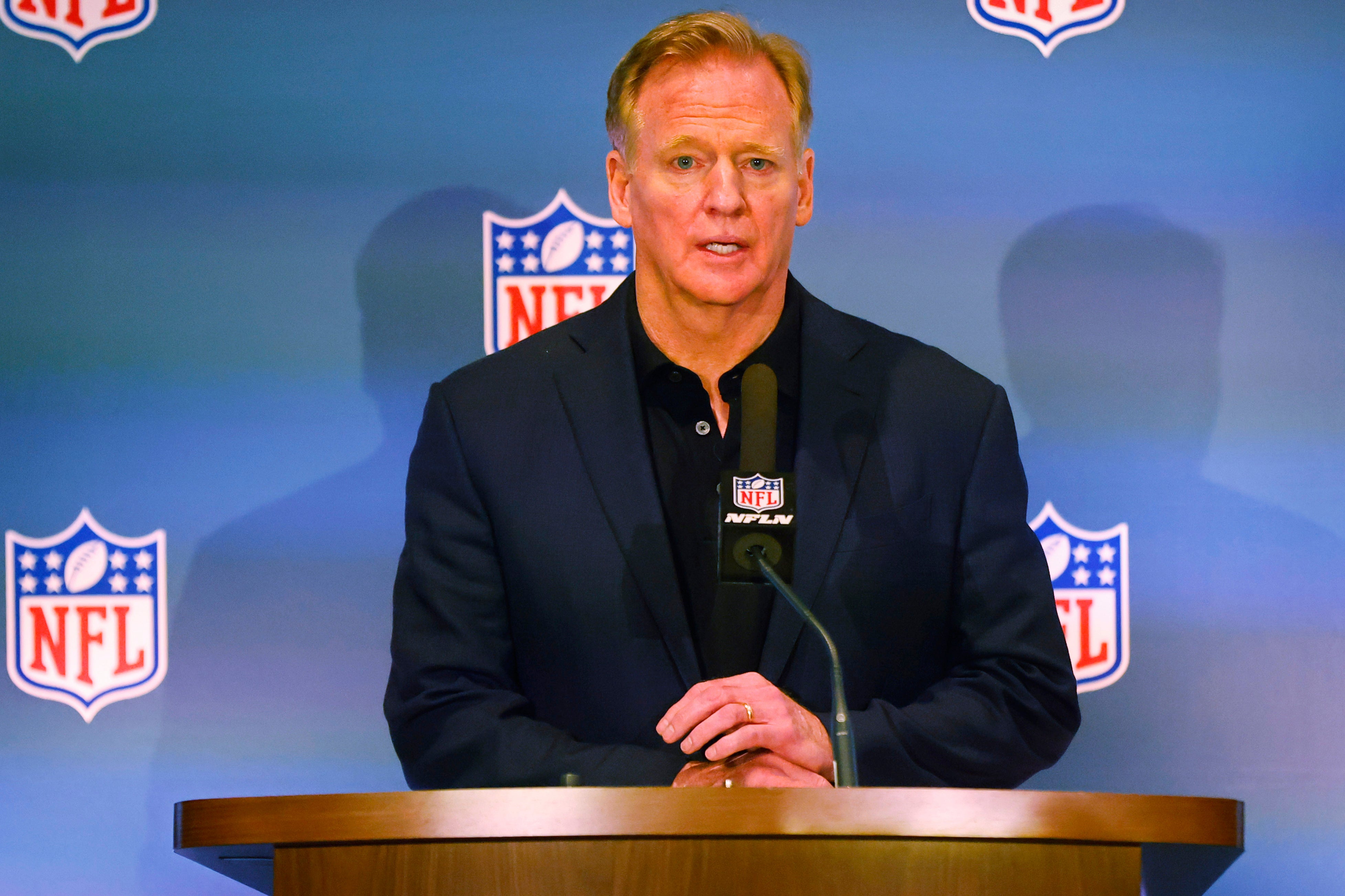 <p>NFL commissioner Roger Goodell </p>