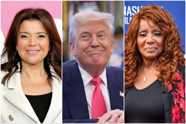 <p>The View host Ana Navarro (left) urged singer Gloria Gaynor (right) to reject Donald Trump's Kennedy Center Honors</p>