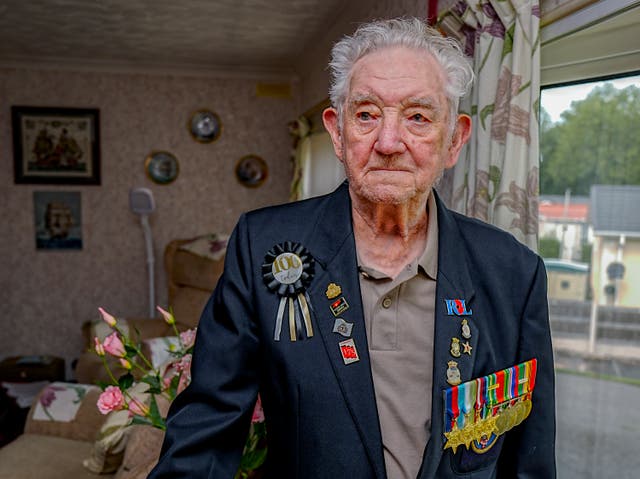<p>Second World War veteran, Reg Draper</p>