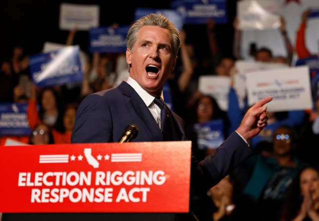 <p>Gov. Gavin Newsom is feeding Democrats red meat. Will it pay off? </p>