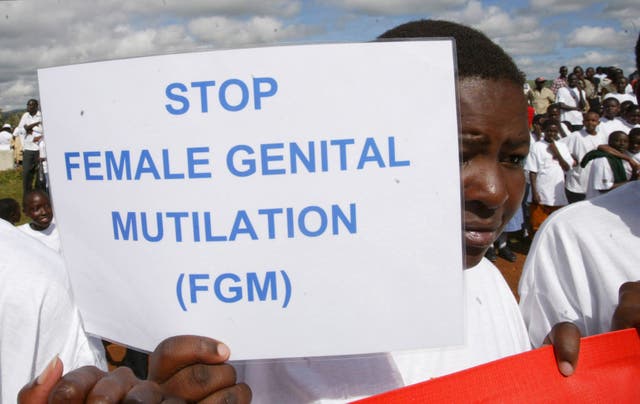 <p>An anti-Female Genital Mutilation (FGM) run in Kilgoris, Kenya, in 2007</p>