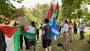 Vance greeted by angry Palestine protesters as he arrives in Scotland