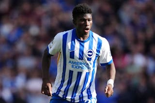 Carlos Baleba mudou -se para Brighton de Lille há dois anos