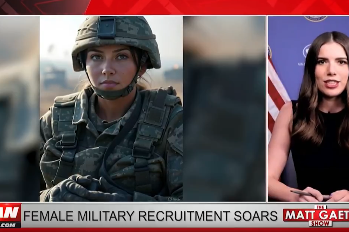 OAN’s Matt Gaetz apologizes for using AI-generated fakes of women soldiers in female military recruitment segment