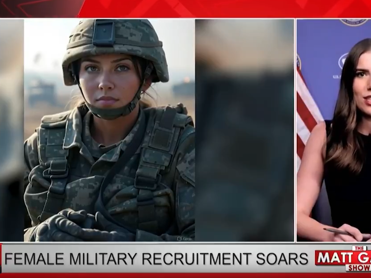 OAN's Matt Gaetz apologizes for using AI-generated fakes of women soldiers in female military recruitment segment | The Independent OAN's Matt Gaetz apologizes for using AI-generated fakes of women soldiers in female military recruitment segment | The Independent