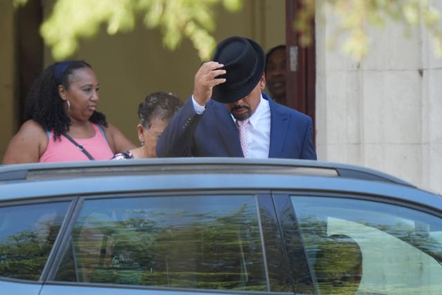 Suspended Labour councillor Ricky Jones leaves Snaresbrook Crown Court (Yui Mok/PA)