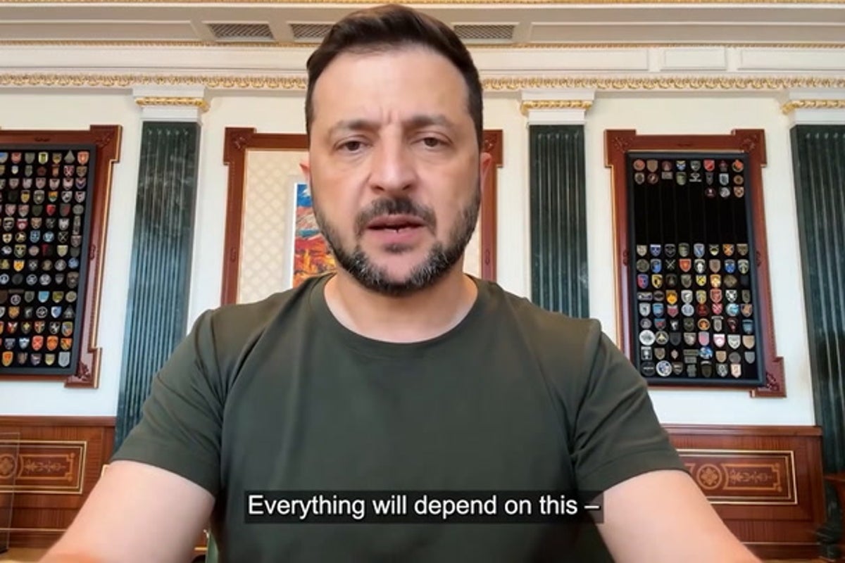 Zelensky’s message to Trump as US president meets Putin for crunch Alaska summit