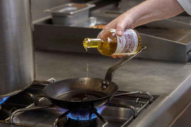 <p>Cooking with olive oil can give you healthy fats and nutrients. But, you may get even more benefits when you put it in your hair</p>