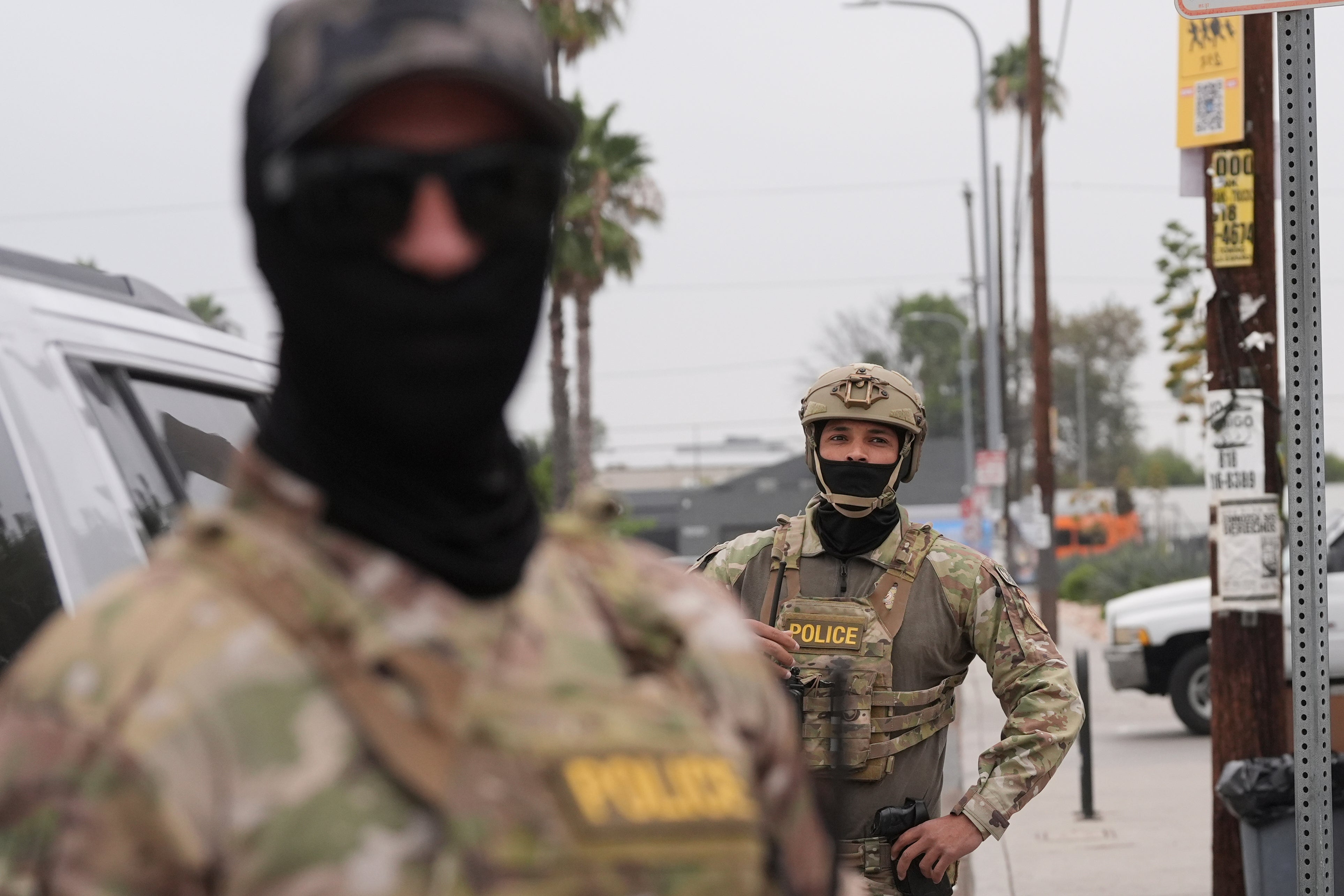 LOS ÁNGELES-REDADAS MIGRATORIAS-FOTOS