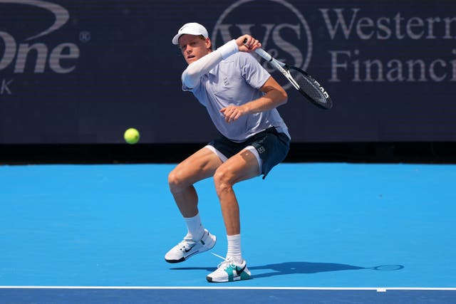 <p>Jannik Sinner is into the last four in Cincinnati</p>