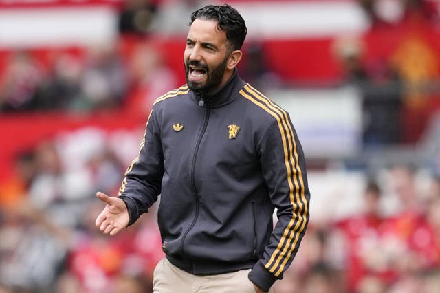 Ruben Amorim has more belief in his United side than he did last season (Nick Potts/PA)