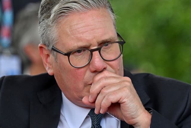 Prime Minister Sir Keir Starmer has insisted Volodymyr Zelensky must be at future talks to end the war in Ukraine (Anthony Devlin/PA)