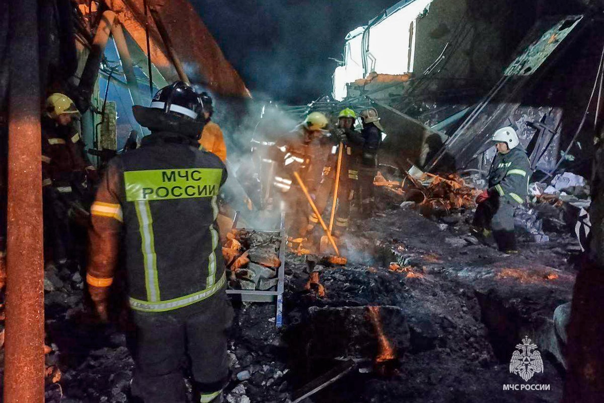Huge fire at Russian industrial plant that killed 11 started in gunpowder workshop