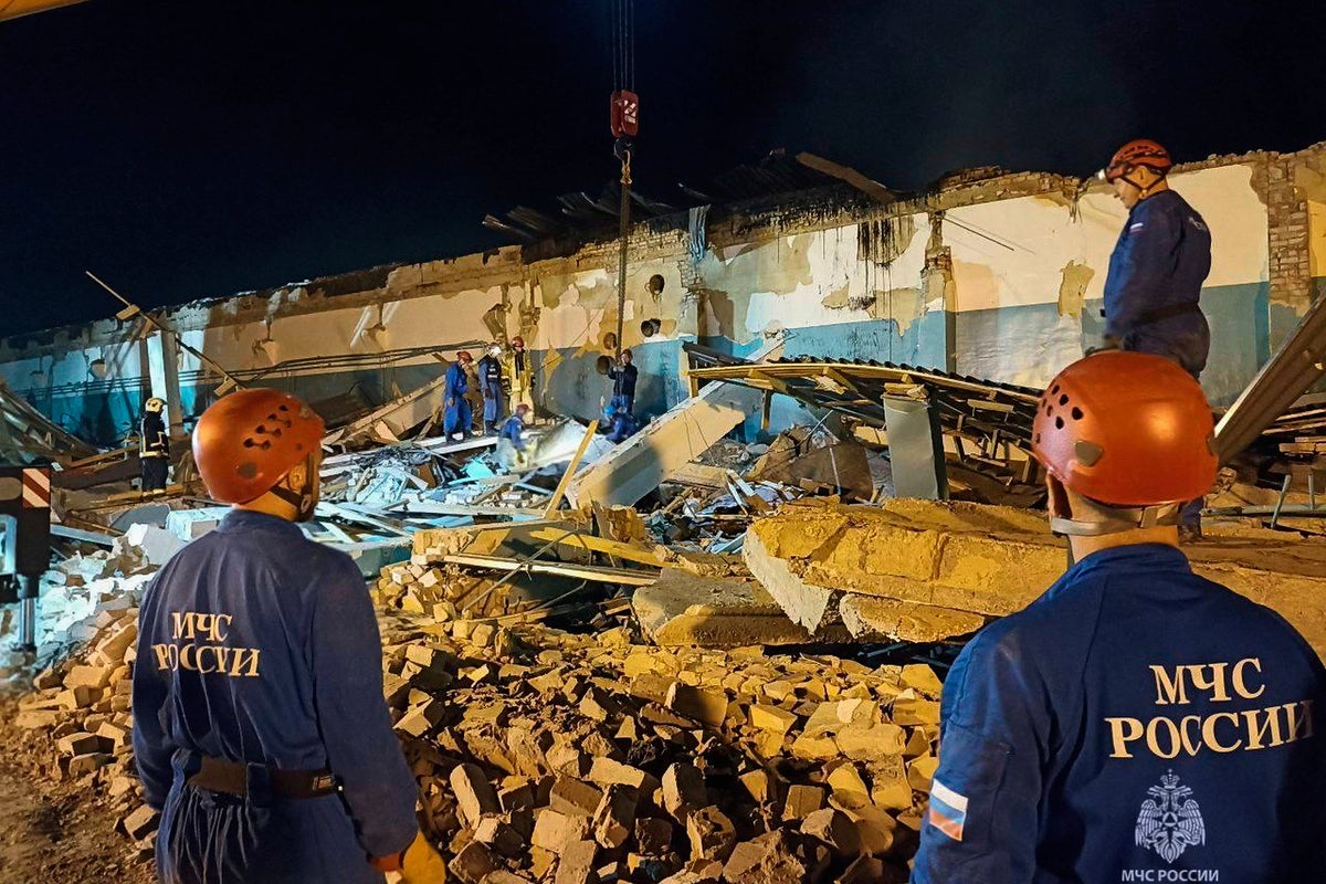 A fire at a Russian industrial plant kills 11 and injures 130