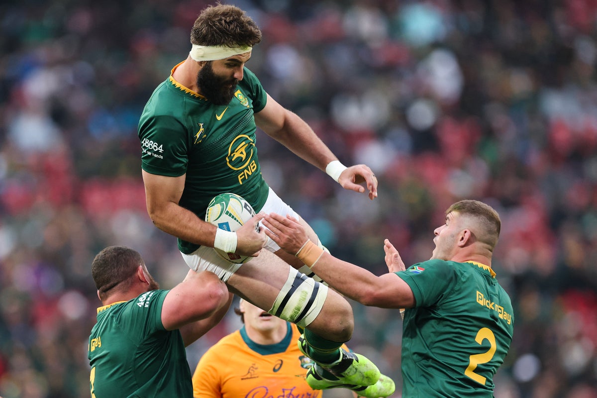 South Africa vs Australia live: Wallabies thrash Springboks in stunning start to Rugby Championship