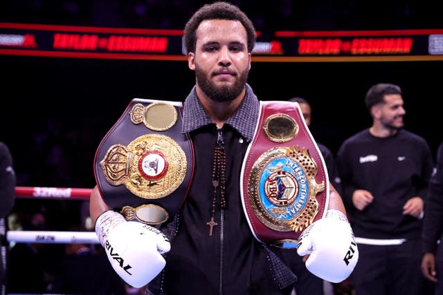 <p>Moses Itauma knocked out Dillian Whyte in the first round (Steve Welsh/PA)</p>