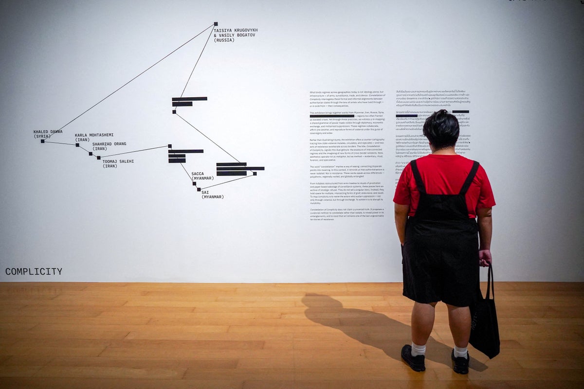 Artist who fled to the UK after exhibition exposing authoritarian regimes was censored ‘does not feel safe at all’