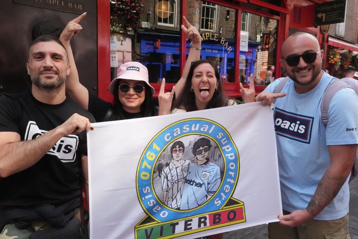Fans excited for Oasis Dublin concert as band returns to Ireland after 16 years