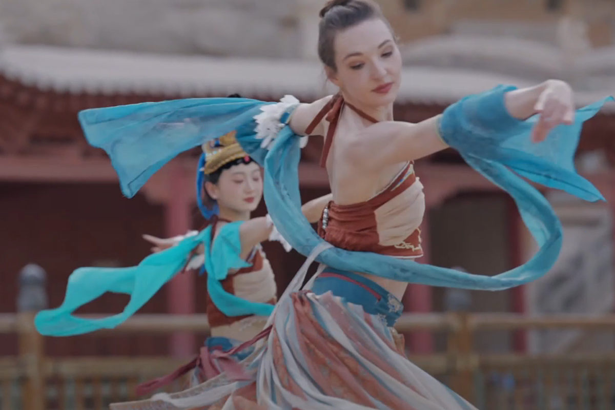 Exploring Dunhuang’s heritage with ballet dancer Sabrina