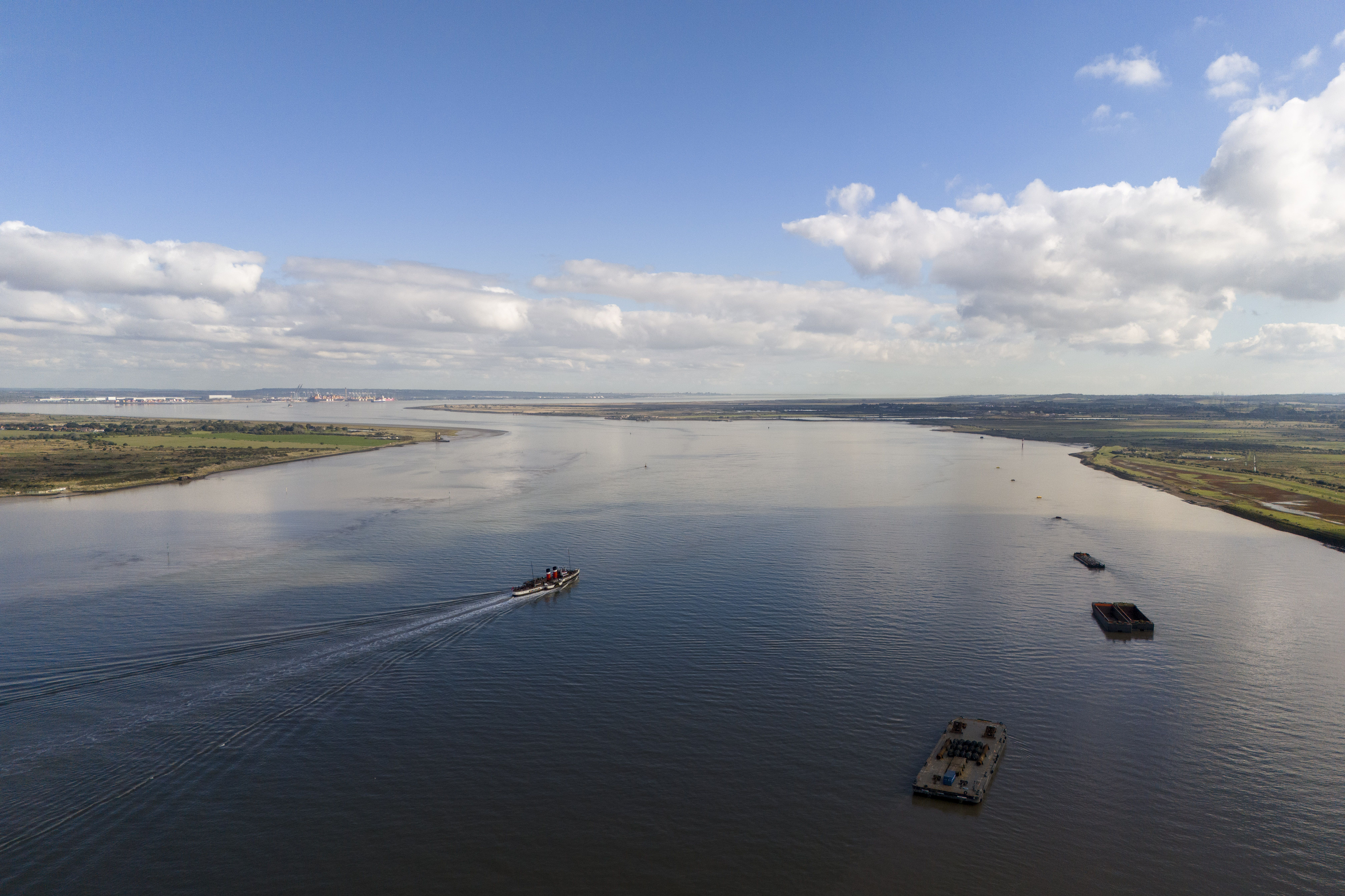 The project aims to span the Thames between Kent and Essex with two tunnels (Jordan Pettitt/PA)