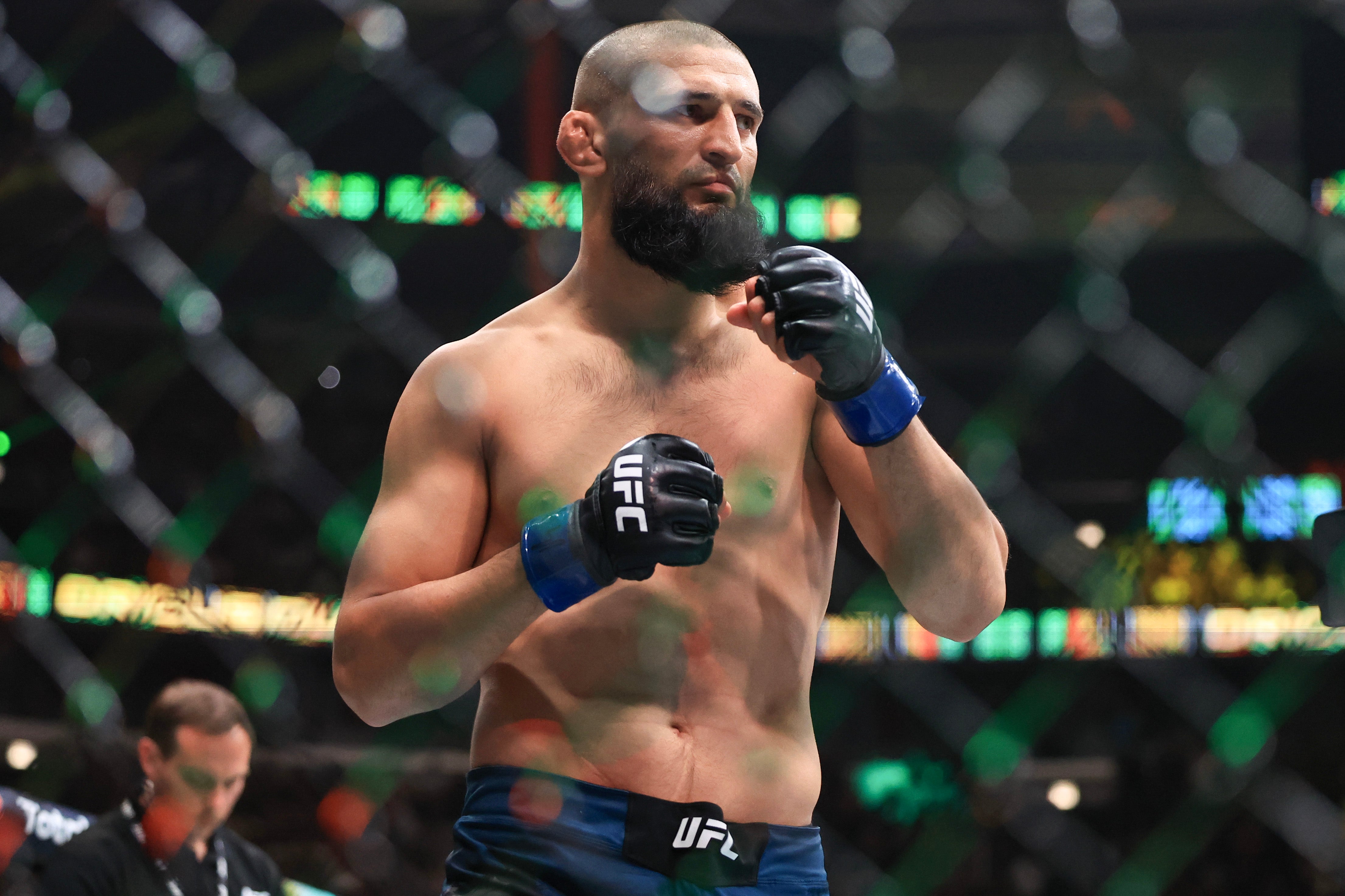 <p>UFC middleweight champion Khamzat Chimaev</p>