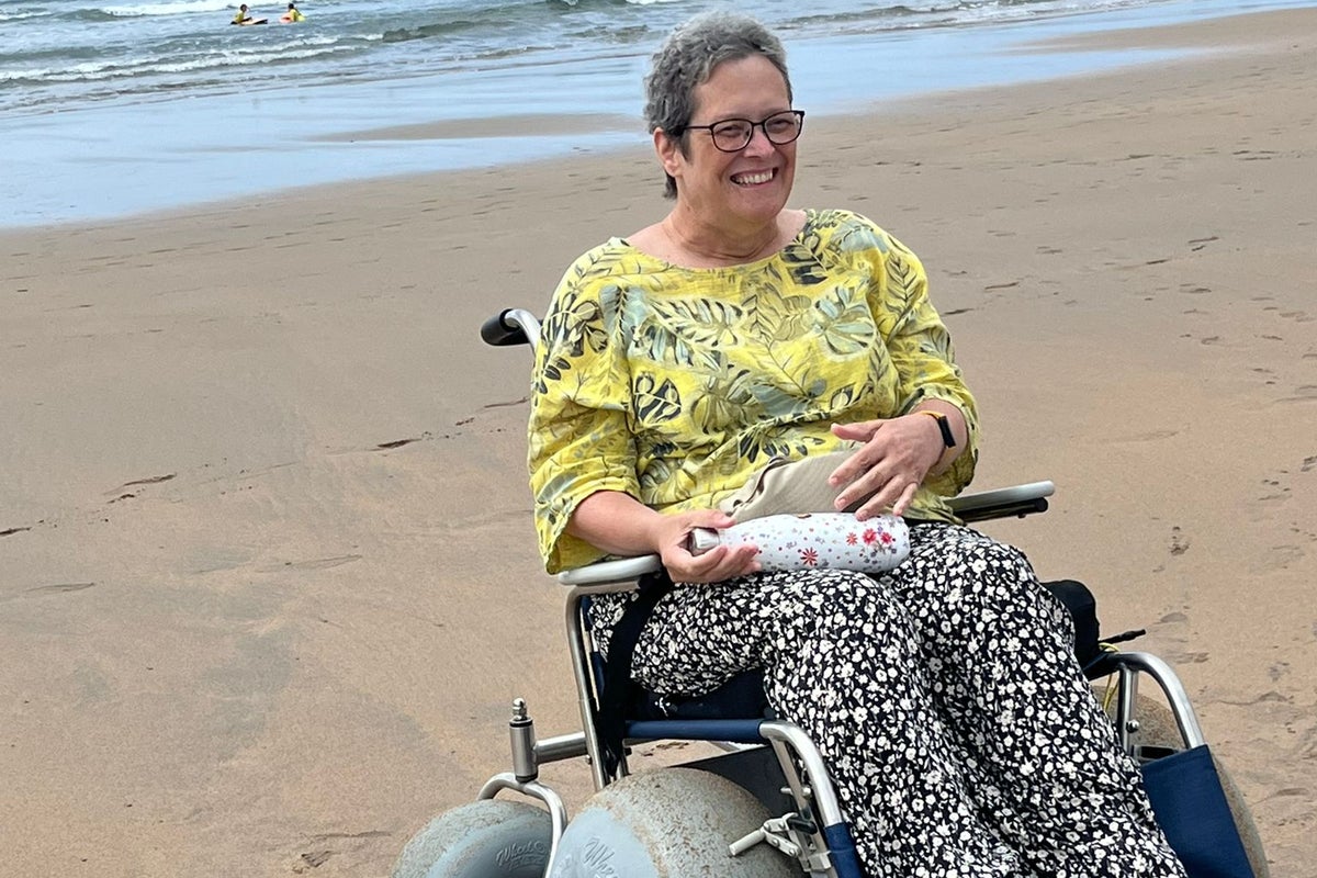 ‘My cancer symptoms were mistaken for signs of menopause – now I’m unable to walk’