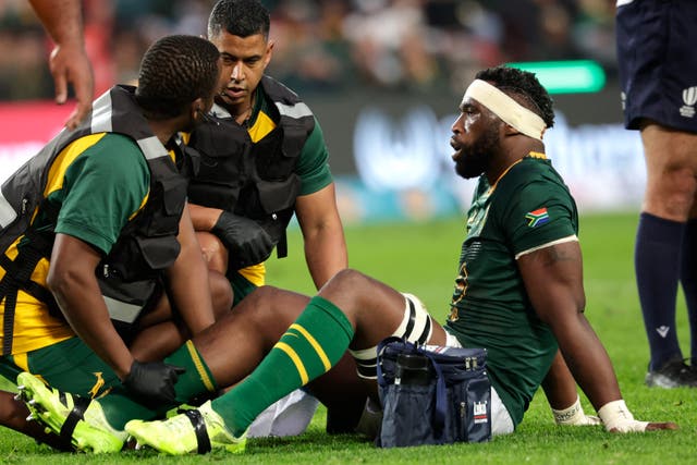 <p>Siya Kolisi is set for four weeks on the sidelines</p>