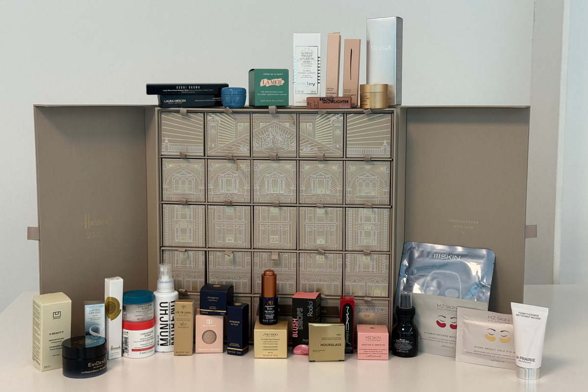 Everything inside the £250 Harrods beauty advent calendar 2025