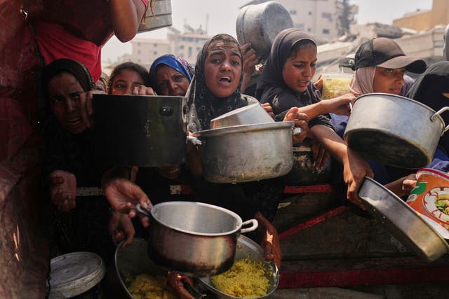A humanitarian catastrophe is taking place in Gaza (AP)