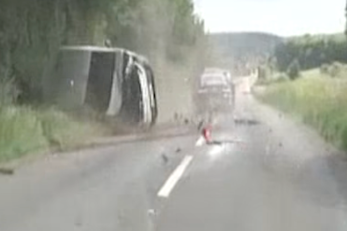 Driver crashes stolen car into armed officers’ van following 100mph chase