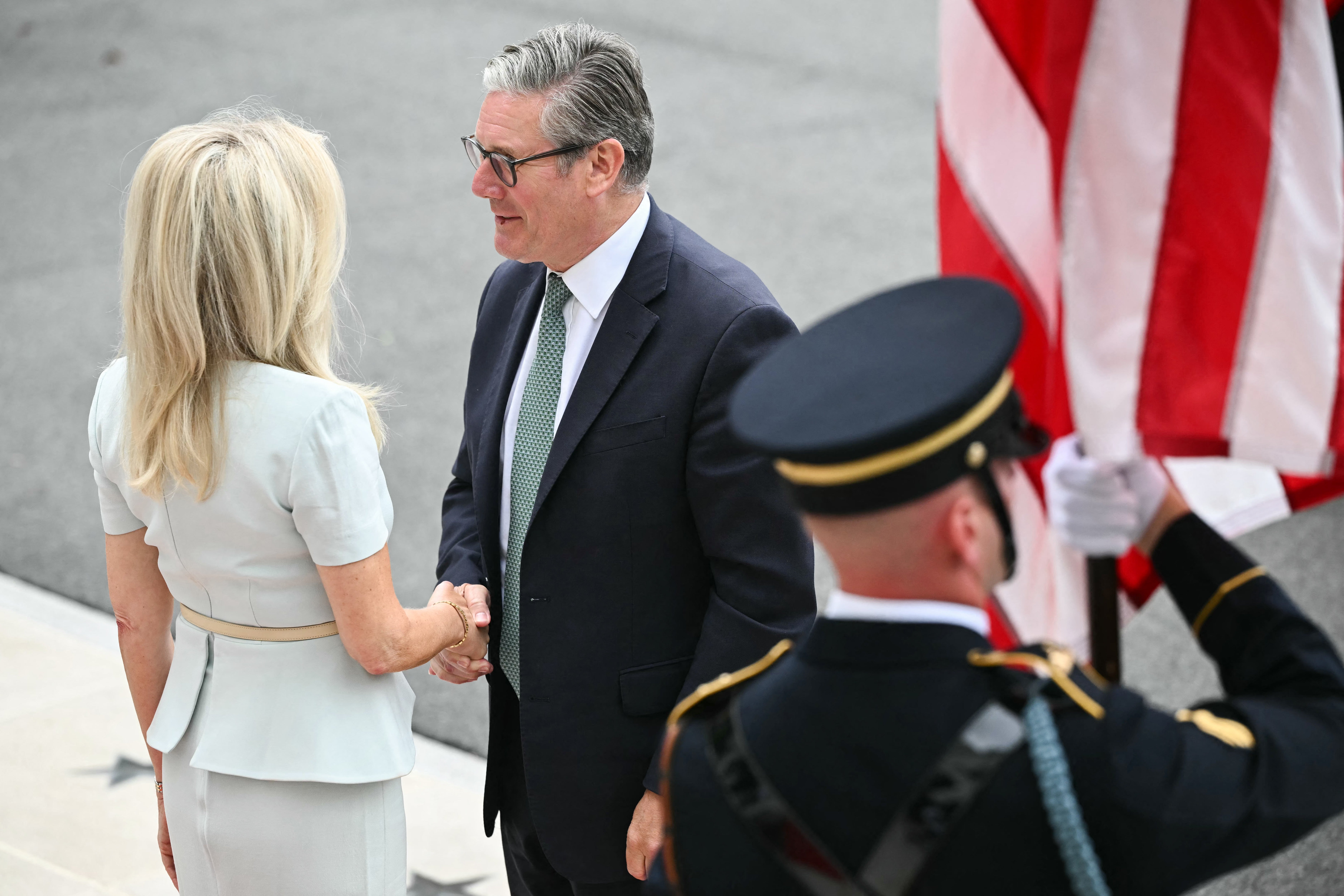 Keir Starmer arrives at the White House for key talks on the Ukraine war