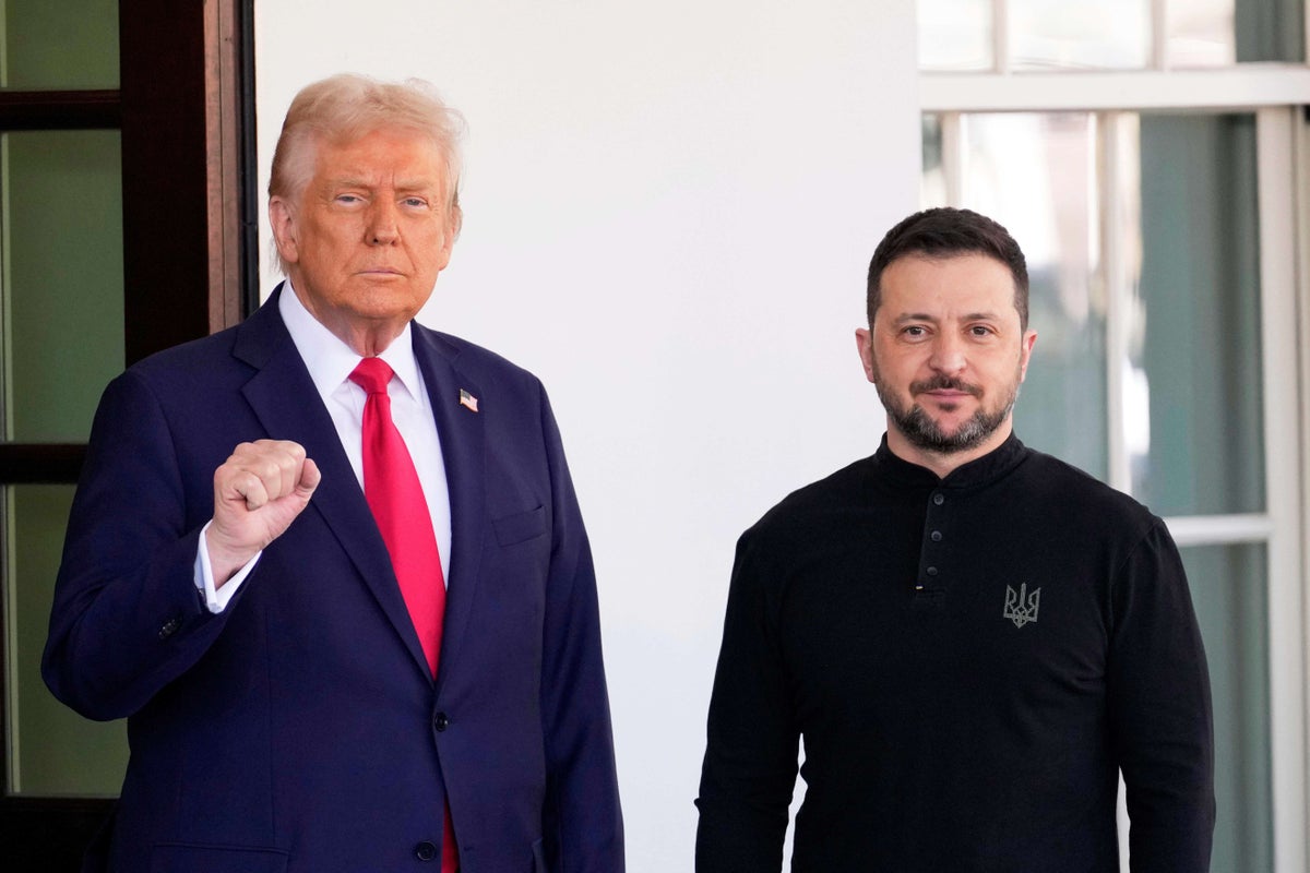 FTSE 100 edges up ahead of Trump-Zelensky talks FTSE 100 edges up ahead of Trump-Zelensky talks