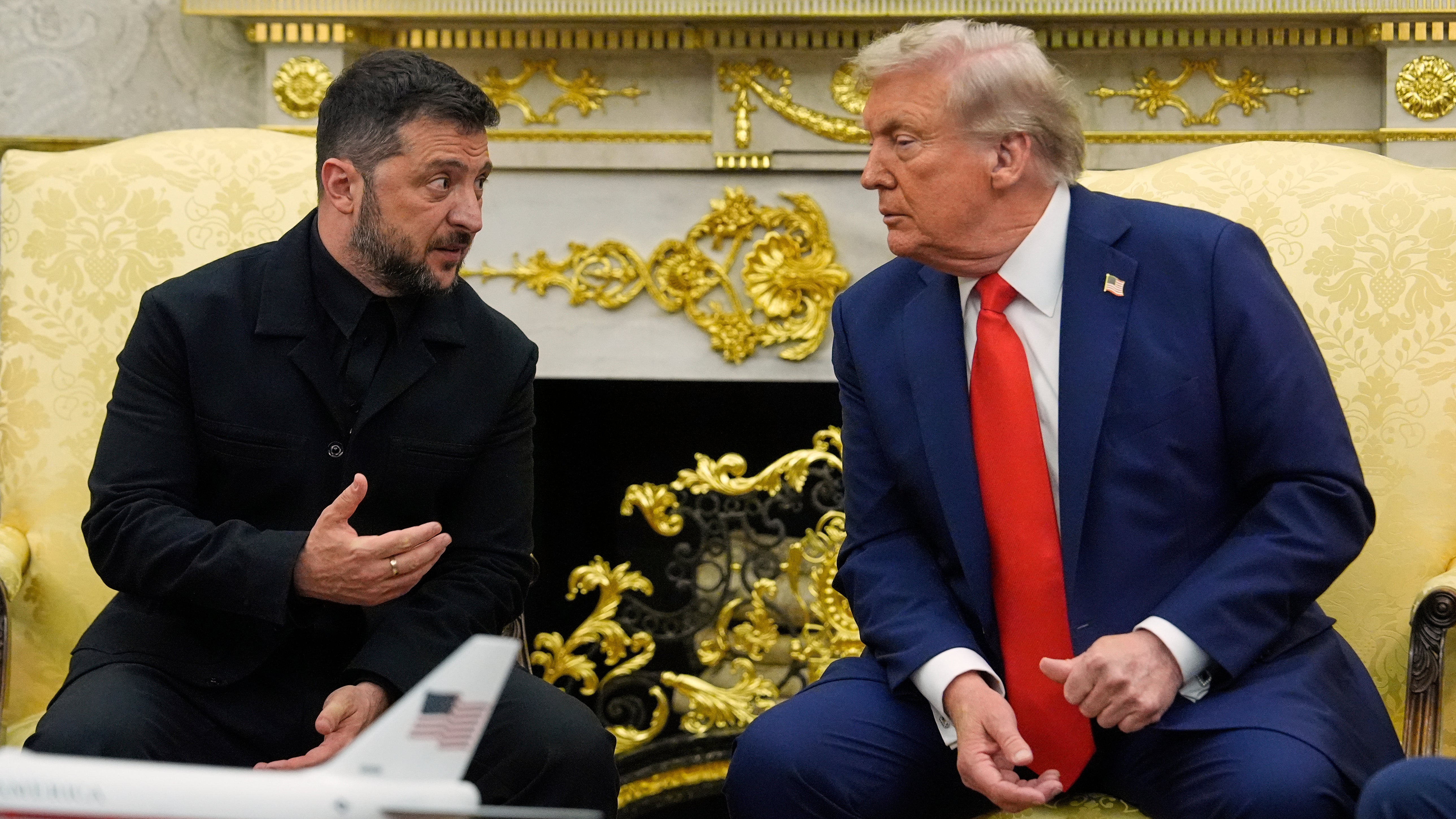 US president Donald Trump meets with Ukraine’s president Volodymyr Zelensky in the Oval Office