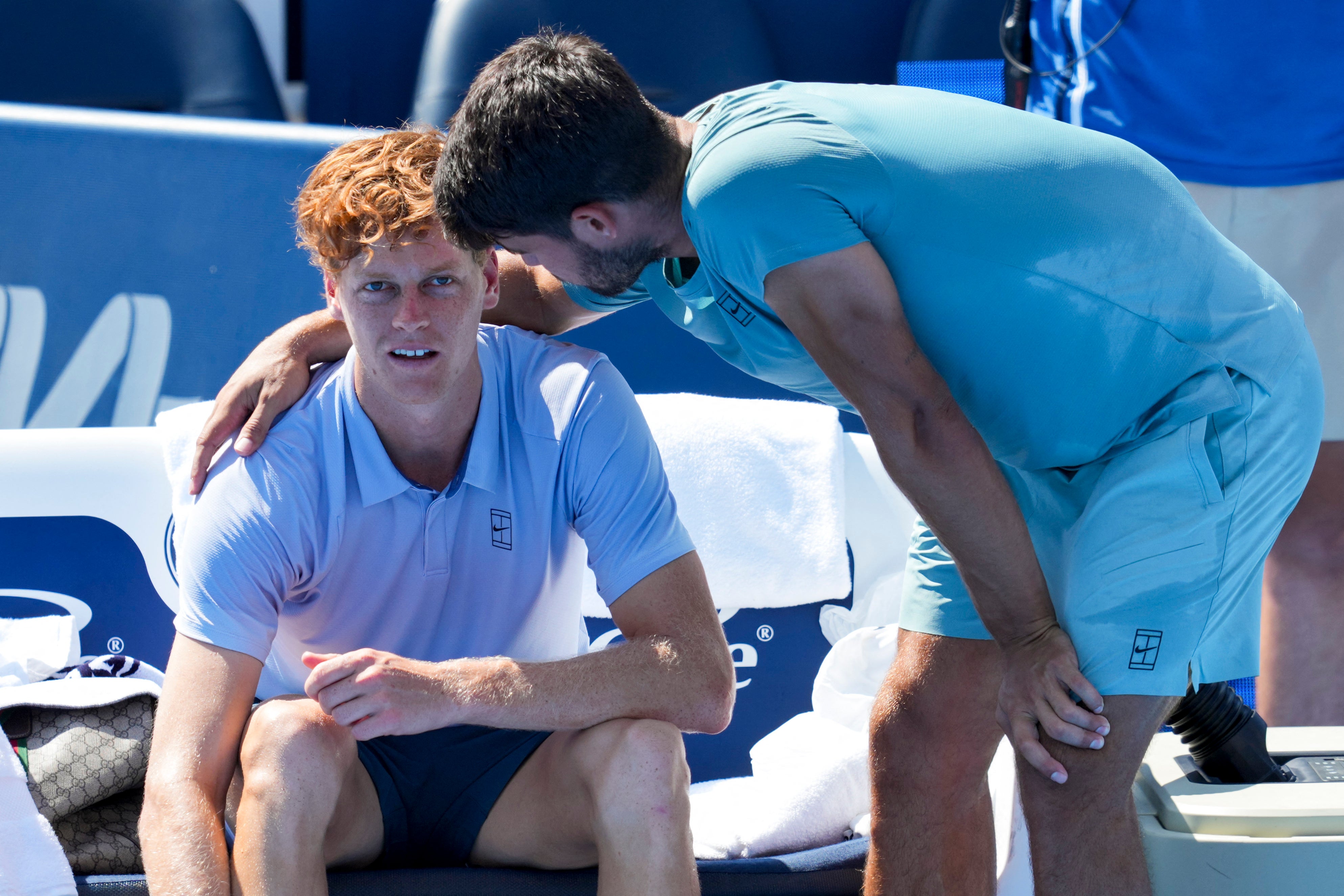 Jannik Sinner retires after just five games as Carlos Alcaraz wins  Cincinnati Open final - live | The Independent