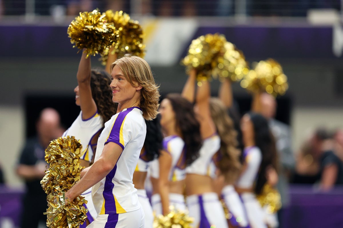 NFL male cheerleader claps back after MAGA hand-wringing: 'Did someone say  our name' | The Independent